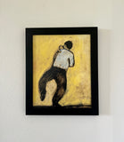 Father and son dancing - print
