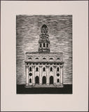 Nauvoo Temple - relief print