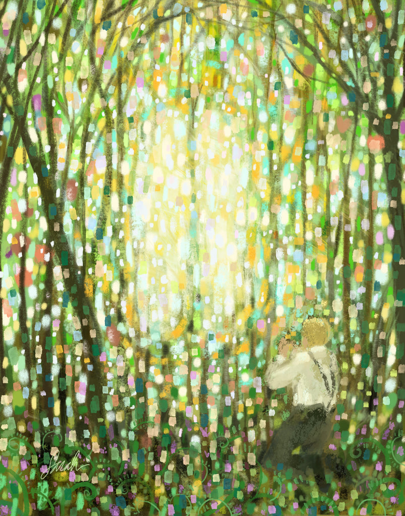 Shady Woodland - print