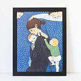 Climbing Mother - print