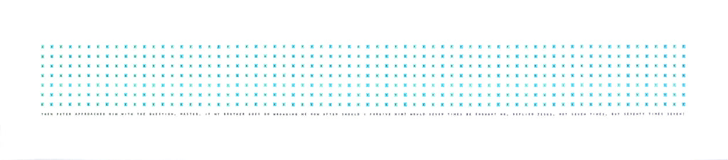Seventy Times Seven - print