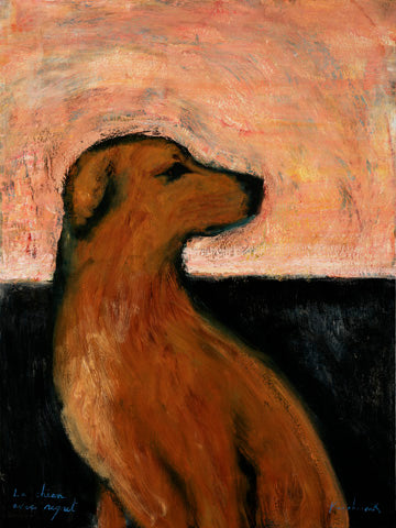 chien avec regret - original