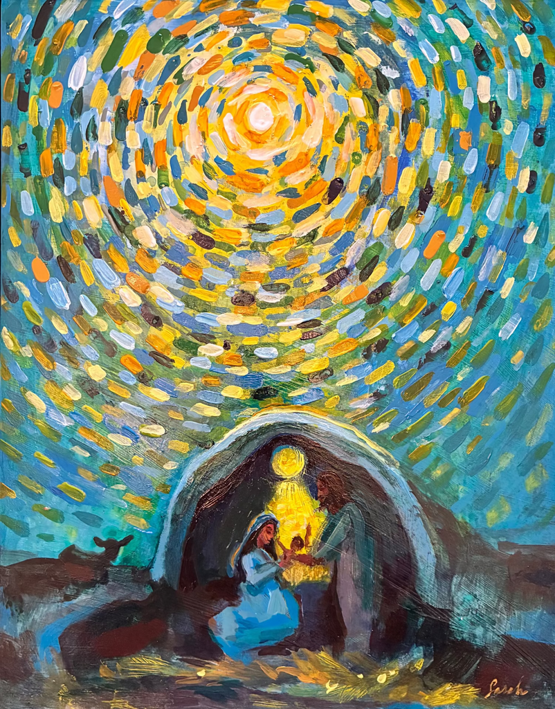 All is calm.  All is bright. - original