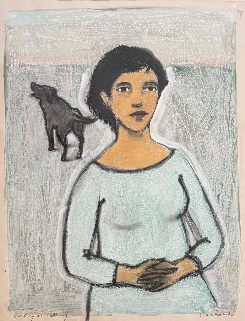 barking at nothing - original