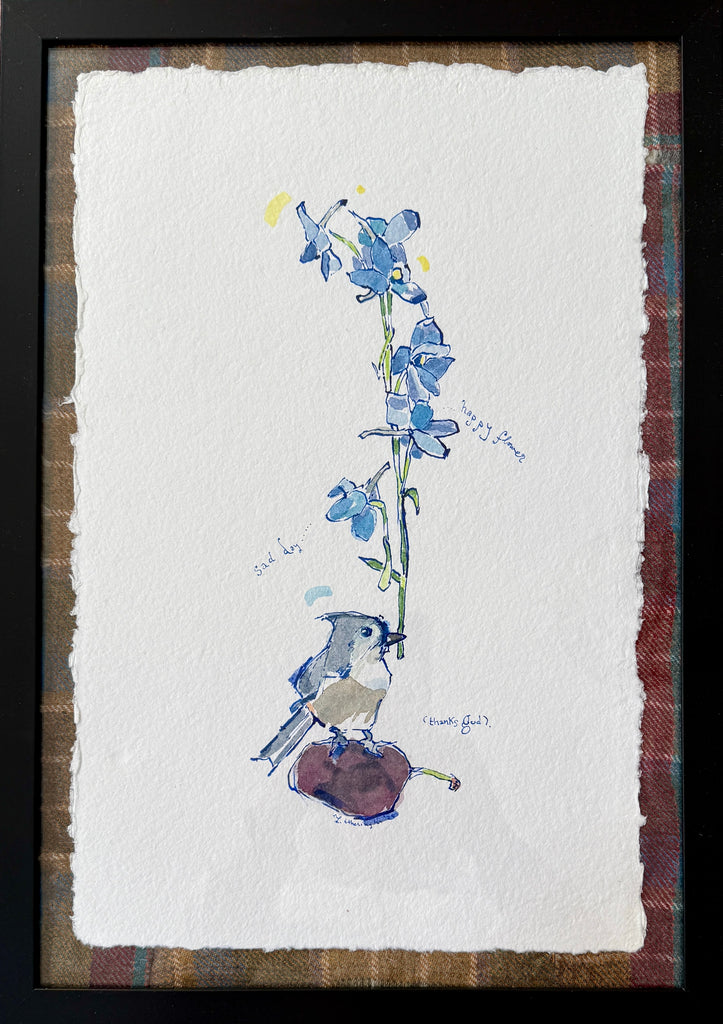 "sad day - happy flower" (Thanks God) - original