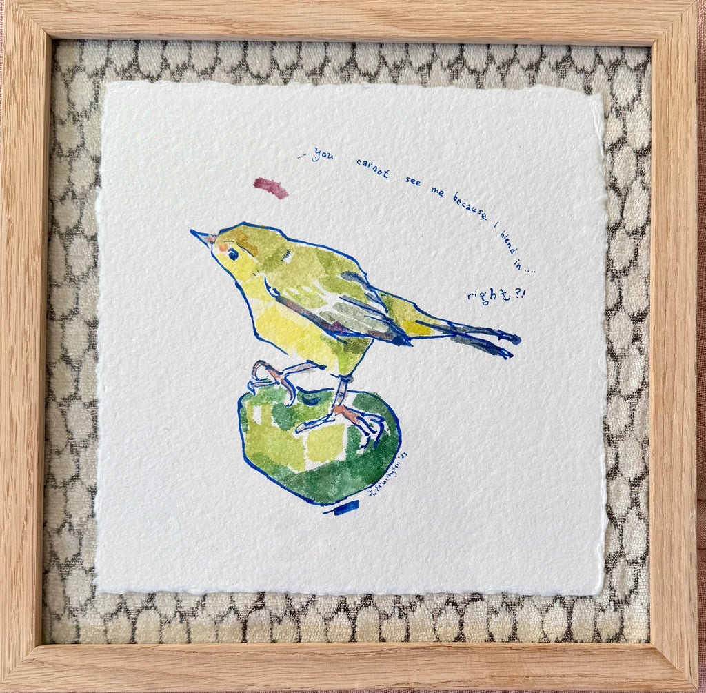 You cannot see me because I blend in...right? - original