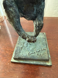 Dancing dog - sculpture