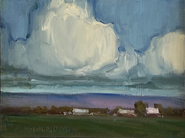 Clouds over the Old Farm - original