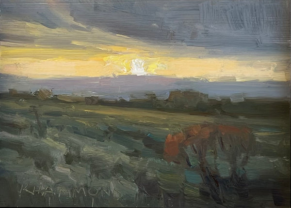 Last Light over the Brush - original