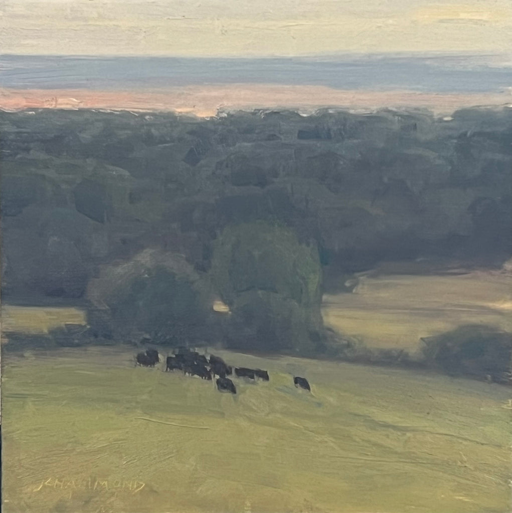 Pasture amid Ashen Canopy  - original