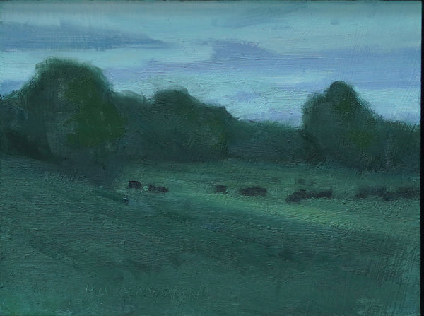 Cows at Twilight - original