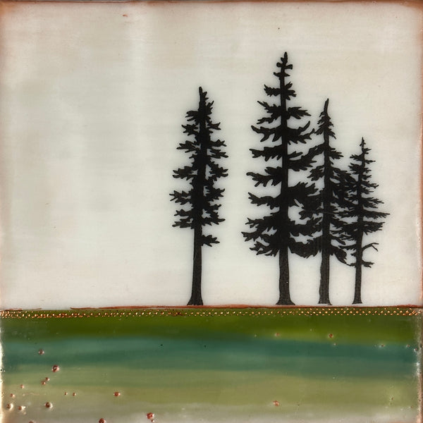 Untitled (four trees)- original