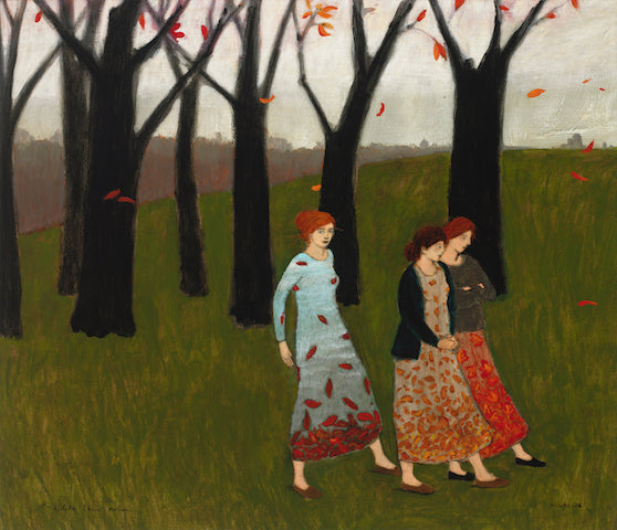 Fall, like three sisters - giclee
