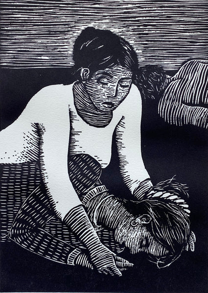 Abish - relief print