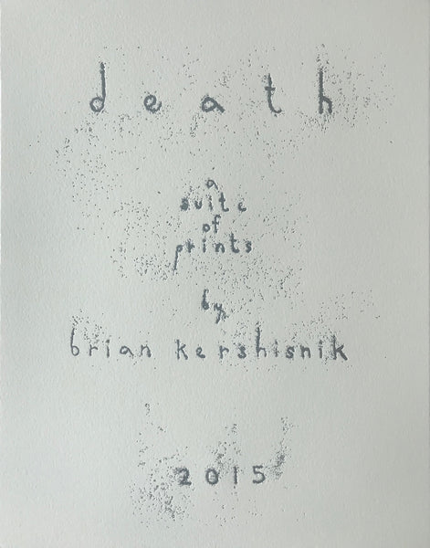 Death -A suite of prints