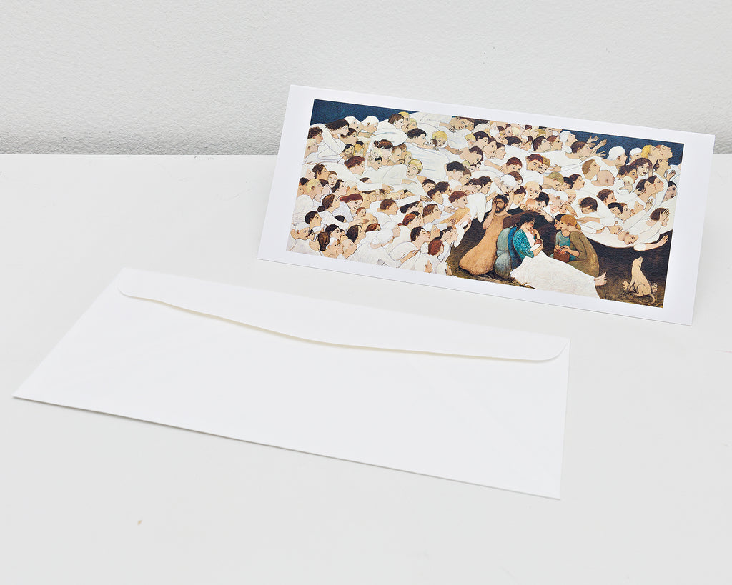 "Nativity" card set by contemporary artist Brian Kershisnik New