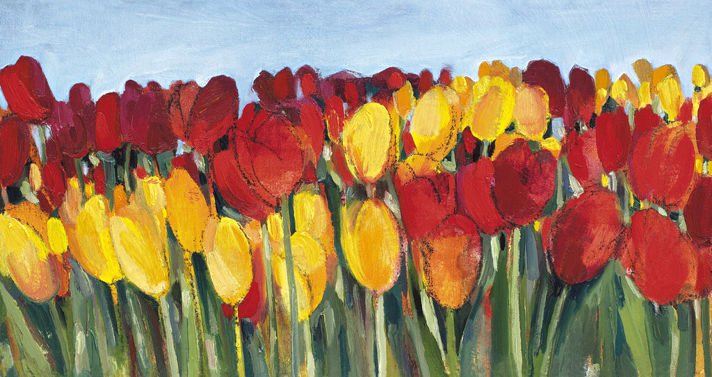 Red and Yellow Tulips - giclee