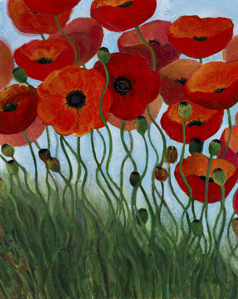 Red Poppies - giclee